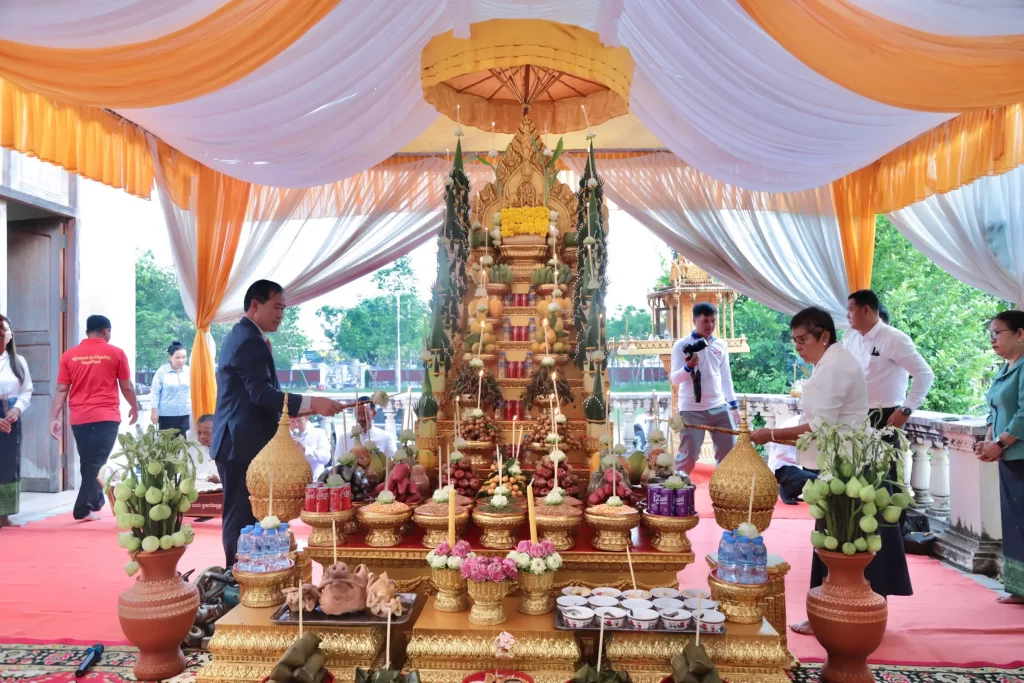 Her Excellency the Minister Presides Over the Groundbreaking Ceremony for the Restoration of a French-Era Colonial Building in Pursat Province