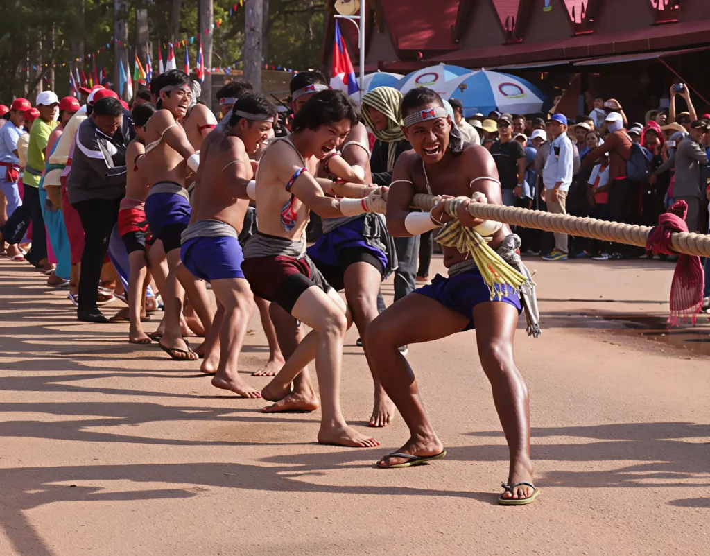 Tugging rituals and games