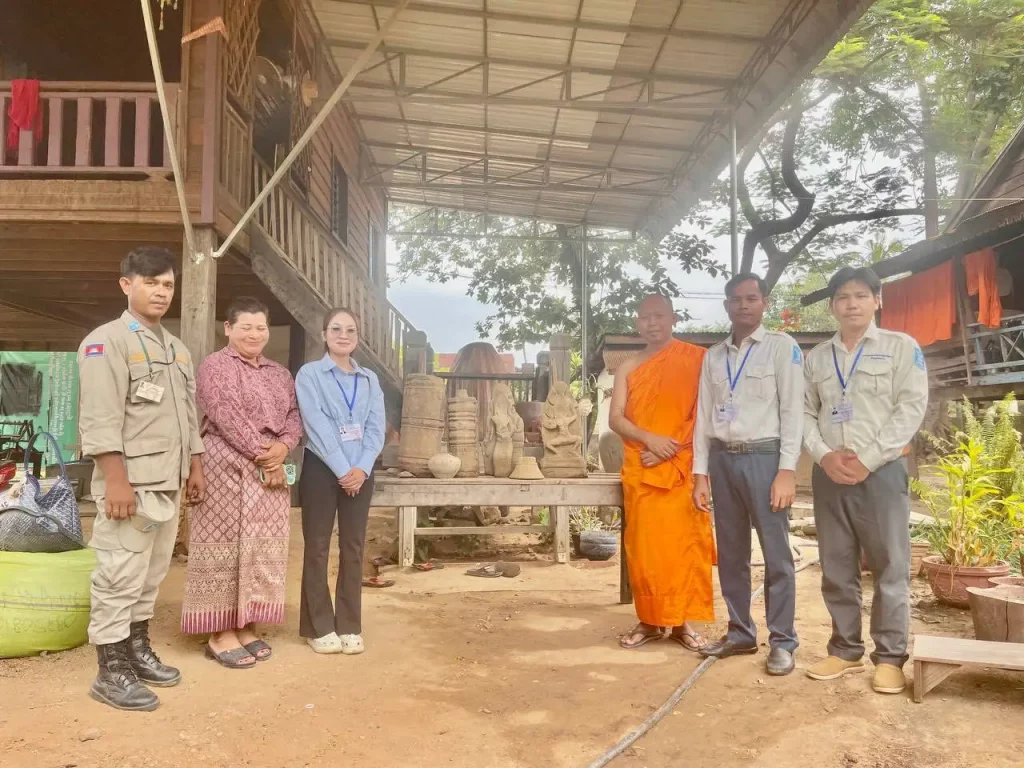 Preah Vihear National Authority Receives Seven Types of Antiquities from District Administration and Monks in Choam Ksant District, Preah Vihear Province