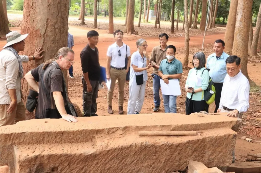 ICC-Angkor/Sambor Prei Kuk Ad-hoc Experts Inspect Temple Restoration Sites Ahead of the 42nd Technical Committee Meeting