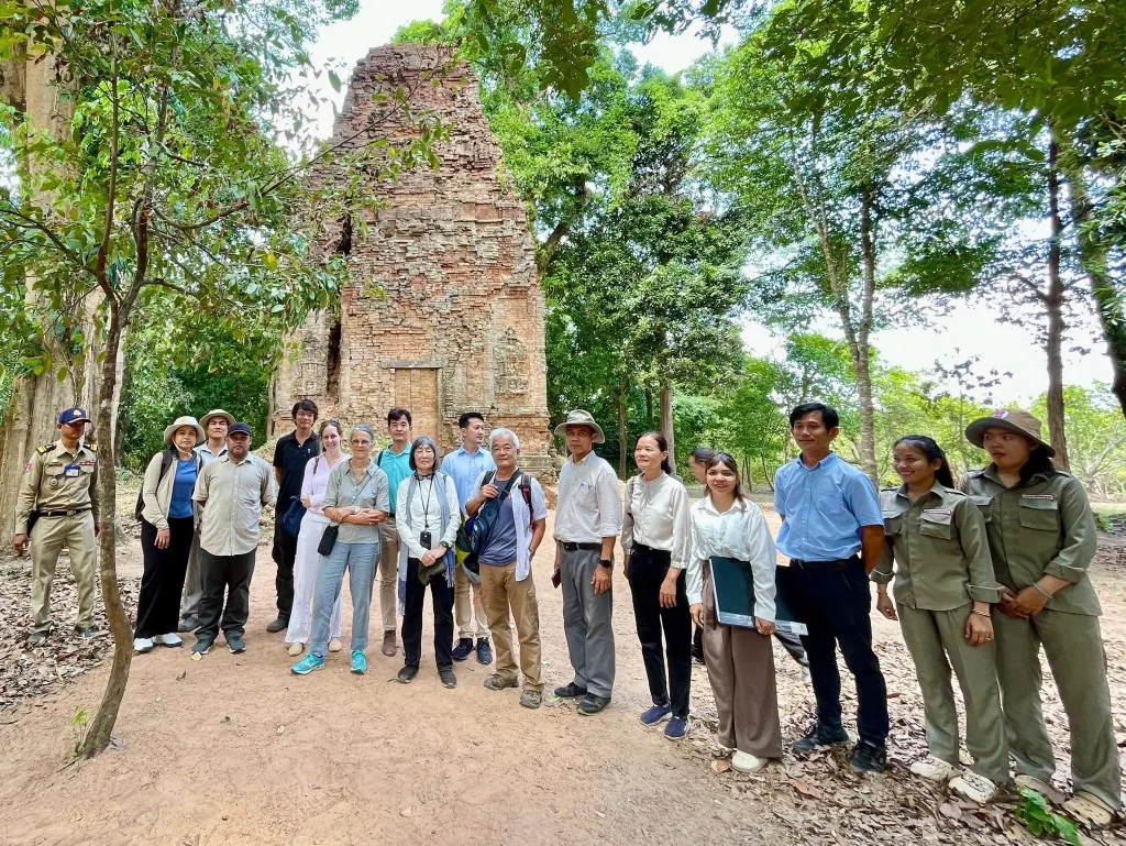 Ad Hoc Experts of ICC-Angkor/Sambor Prei Kuk Inspect Work Progress at Sambor Prei Kuk Archaeological Site Ahead of the 42nd Technical Session: