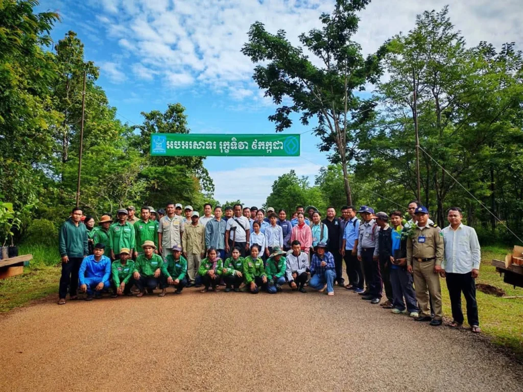 500 Ornamental Trees Planted Along the Entrance Road to Koh Ker Temple Site on Arbor Day