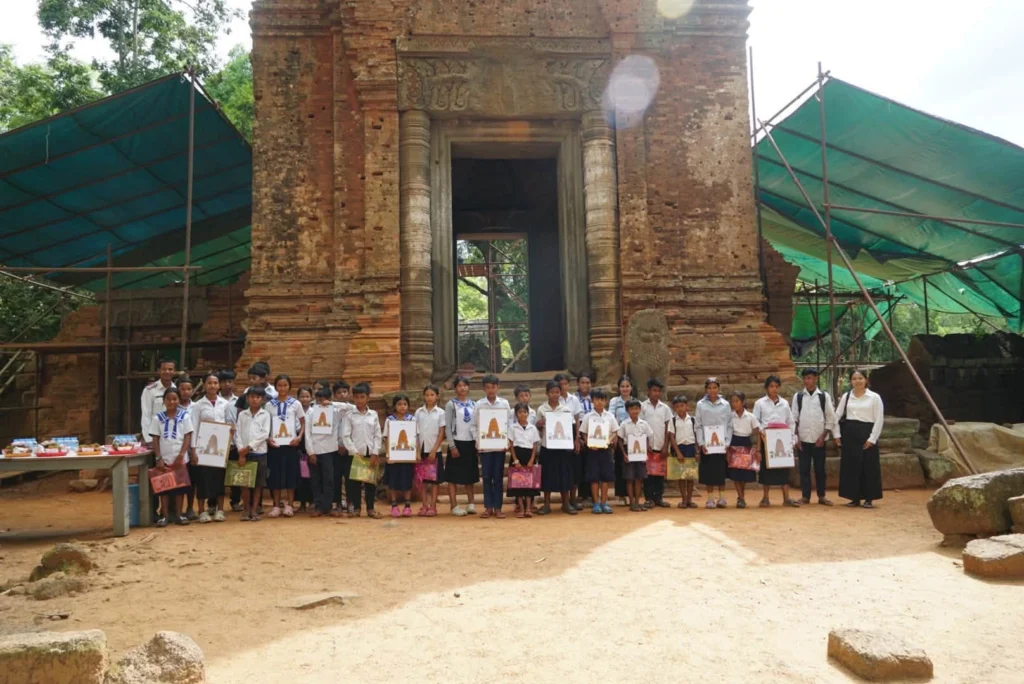 អាជ្ញាធរជាតិព្រះវិហារ រៀបចំកម្មវិធីអប់រំផ្សព្វផ្សាយដល់សិស្សានុសិស្ស និងសហគមន៍ក្នុងភូមិកោះកេរនៅក្នុងរមណីយដ្ឋានប្រាសាទកោះកេរ