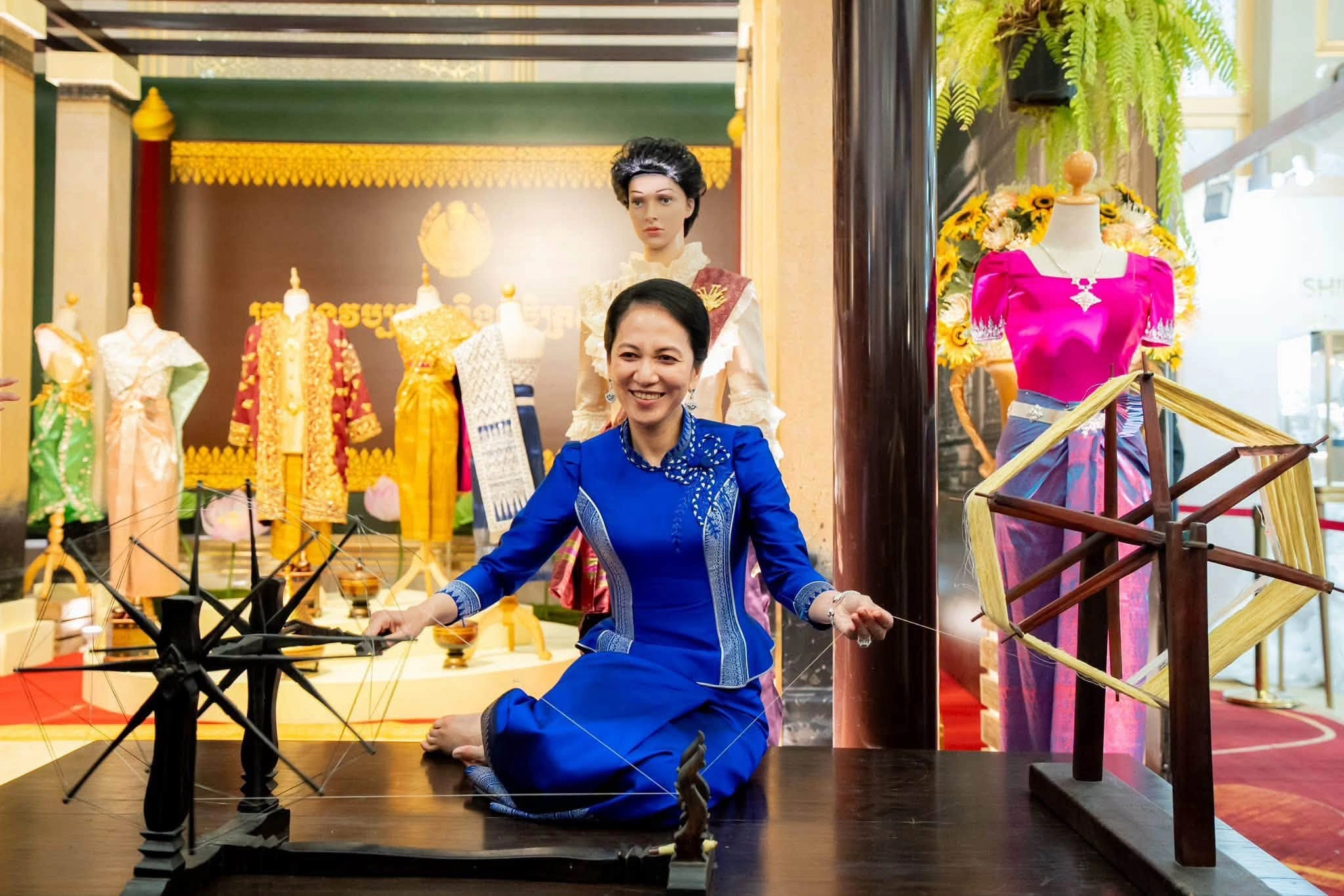 The Ministry of Culture and Fine Arts is deeply grateful to H.E. Dr. Pich Chanmony Hun Manet, First Lady of the Kingdom of Cambodia, for her profound devotion and unwavering commitment to the conservation, protection, and promotion of Khmer traditional attire.