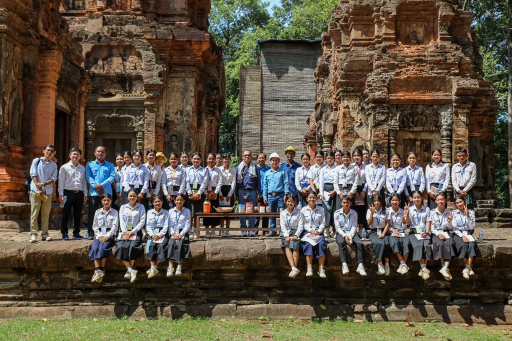 An Important Training Session for Bakong District Youth on the Conservation and Restoration of Preah Ko Temple