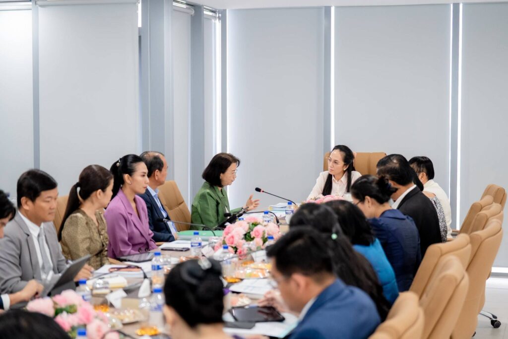 Inter-Ministerial Working Group Reports Progress on 20th Francophonie Summit Preparation to First Lady Dr. Pich Chanmony Hun Manet