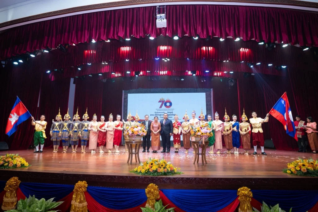Her Excellency Academician Minister presides over the “Lao Cultural Days in Cambodia 2026” event celebrating the 70th anniversary of Cambodia-Laos diplomatic relations at Chaktomuk Conference Hall.