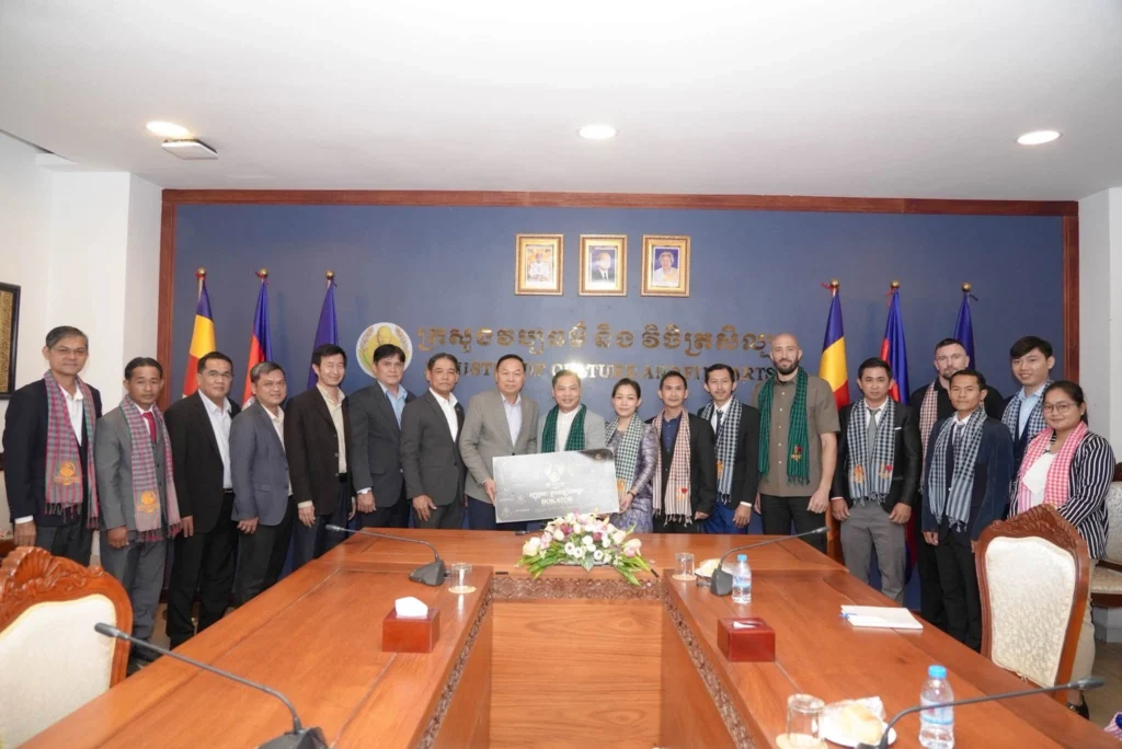 His Excellency Hab Touch Receives Courtesy Visit from Bright Film Production Team to Discuss “Bokator: Angkor Warriors” Feature Film Project