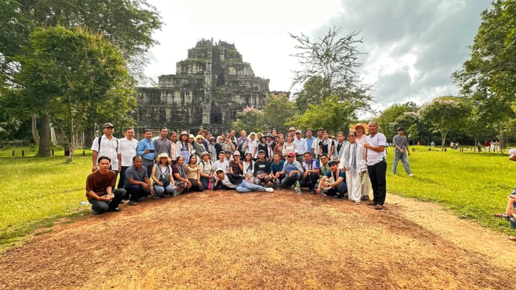 Professors and Students from Royal University of Phnom Penh Conduct Study Visit to Koh Ker Resort
